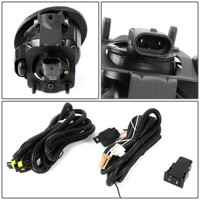 D-Motoring - Fog Lights - W / Switch - Clear Lens - Plug-n-Play - Pair - Nissan Altima / Murano / Infiniti FX35 / FX45 - 4