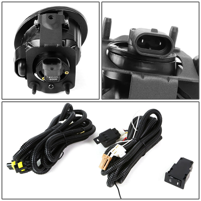 D-Motoring - Fog Lights - W / Switch - Clear Lens - Plug-n-Play - Pair - Nissan Altima / Murano / Infiniti FX35 / FX45 - 4