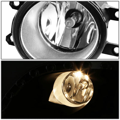 D-Motoring - Fog Lights - LED DRL - W / Switch - Clear Lens - Plug-n-Play - Pair - 10-11 Toyota Camry - 2