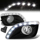 LED DRL Fog Lights w/ Switch + Wiring Harness <br>10-11 Toyota Camry