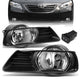 Clear Lens Fog Lights w/ Switch + Wiring Harness <br>07-09 Toyota Camry