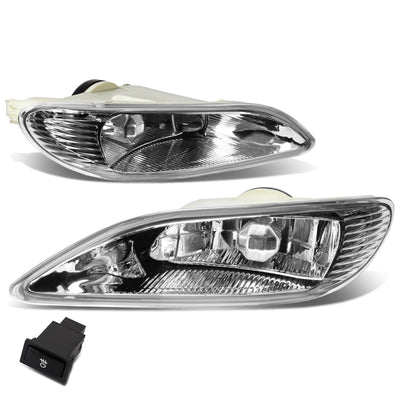 D-Motoring - Fog Lights - W / Switch - Clear Lens - Plug-n-Play - Pair - Toyota Camry / Solara / Corolla - 1