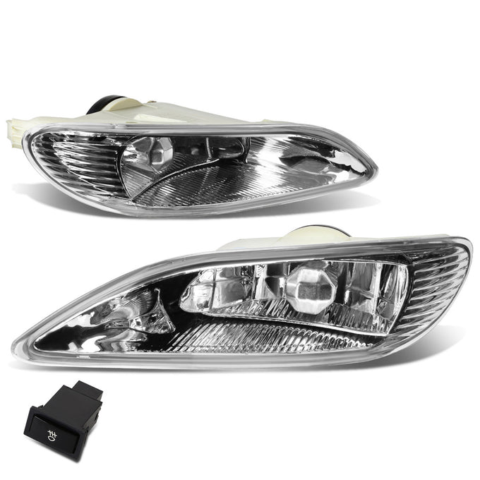 D-Motoring - Fog Lights - W / Switch - Clear Lens - Plug-n-Play - Pair - Toyota Camry / Solara / Corolla - 1