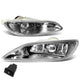 D-Motoring - Fog Lights - W / Switch - Clear Lens - Plug-n-Play - Pair - Toyota Camry / Solara / Corolla - 1