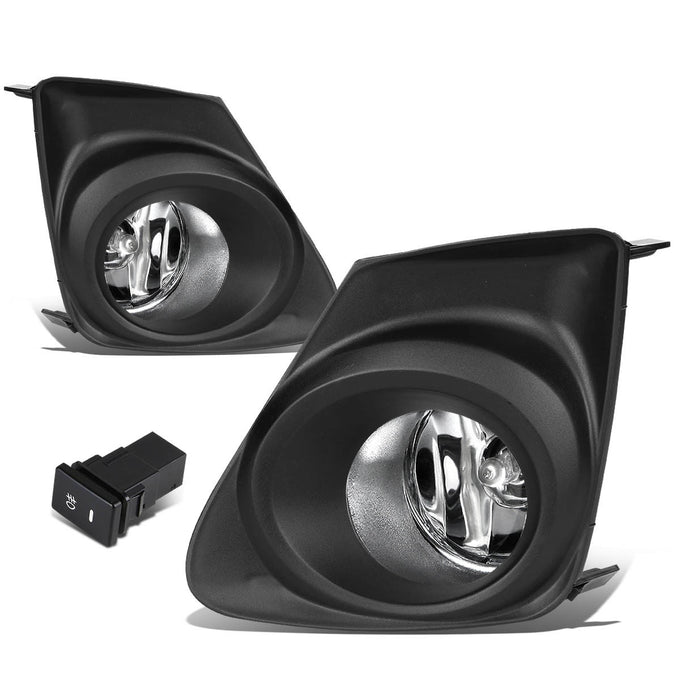 D-Motoring - Fog Lights - W / Switch - Clear Lens - Plug-n-Play - Pair - 11-13 Toyota Corolla - 1