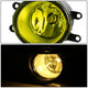 D-Motoring - Fog Lights - W / Switch - Amber Lens - Plug-n-Play - Pair - Toyota Yaris Hatchback - 2