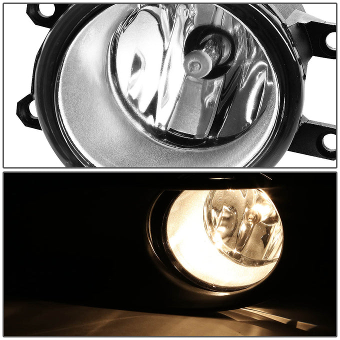 D-Motoring - Fog Lights - W / Switch - Clear Lens - Plug-n-Play - Pair - Toyota Yaris Hatchback - 2