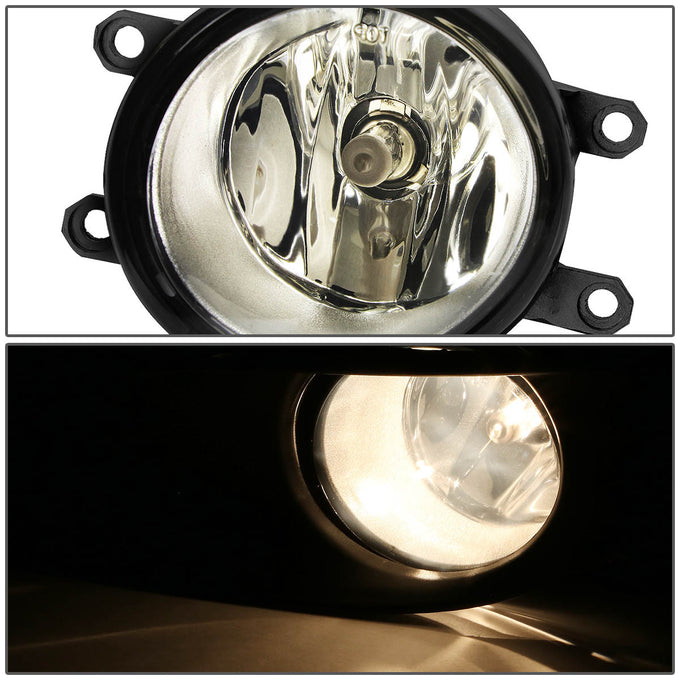 D-Motoring - Fog Lights - W / Switch - Smoked Lens - Plug-n-Play - Pair - Toyota Yaris Hatchback - 2