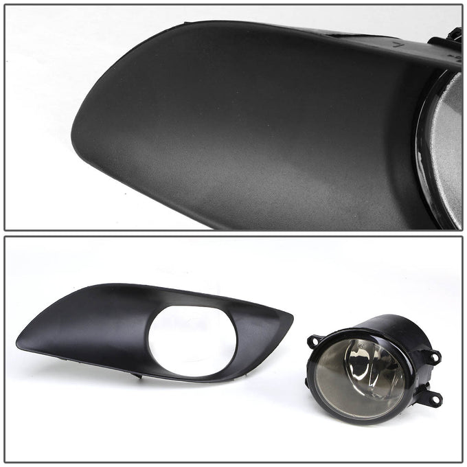 D-Motoring - Fog Lights - W / Switch - Smoked Lens - Plug-n-Play - Pair - Toyota Yaris Hatchback - 3