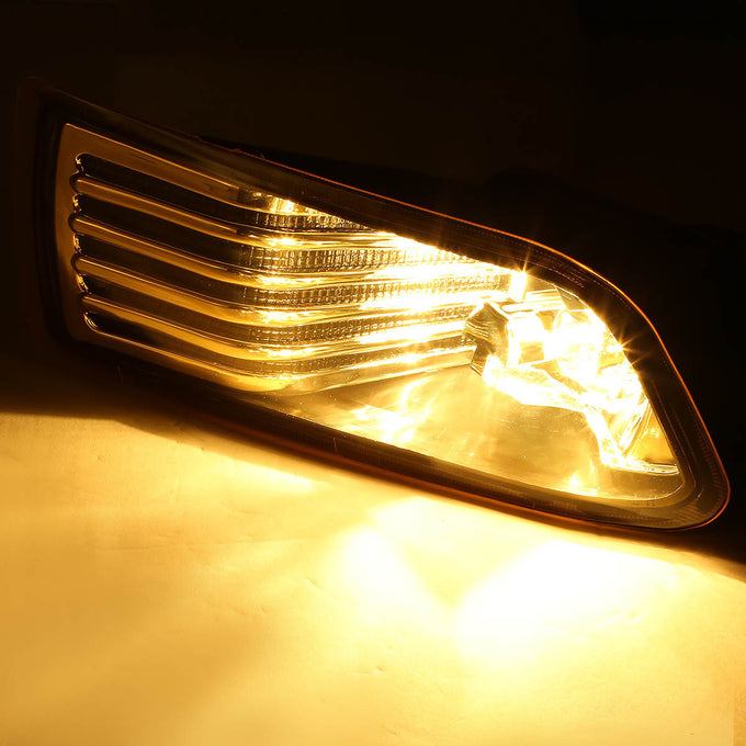 D-Motoring - Fog Lights - W / Switch - Amber Lens - Plug-n-Play - Pair - 05-10 Scion TC - 2