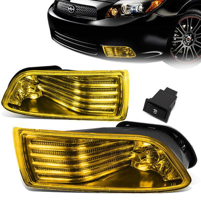 Amber Lens Fog Lights w/ Switch + Wiring Harness <br>05-10 Scion tC