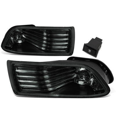 D-Motoring - Fog Lights - W / Switch - Smoked Lens - Plug-n-Play - Pair - 05-10 Scion TC - 1