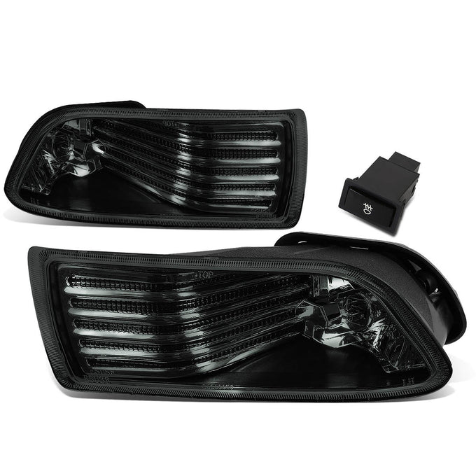 D-Motoring - Fog Lights - W / Switch - Smoked Lens - Plug-n-Play - Pair - 05-10 Scion TC - 1
