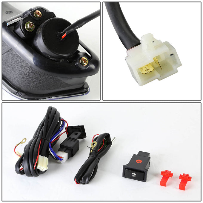 D-Motoring - Fog Lights - W / Switch - Smoked Lens - Plug-n-Play - Pair - 05-10 Scion TC - 4