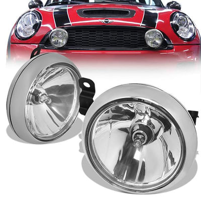 Clear Lens Fog Lights w/ Switch + Wiring Harness <br>11-15 Mini Cooper Countryman