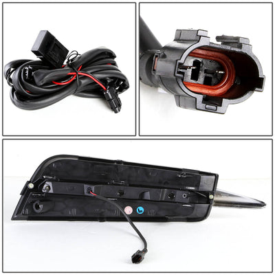 D-Motoring - Fog Lights - LED DRL - Clear Lens - Plug-n-Play - Pair - 10-14 Chevy Cruze - 4