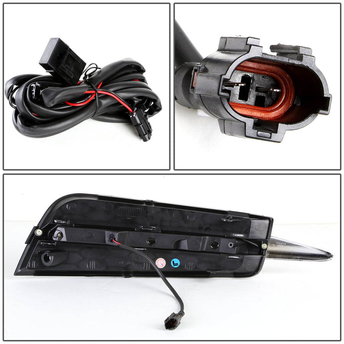 D-Motoring - Fog Lights - LED DRL - Clear Lens - Plug-n-Play - Pair - 10-14 Chevy Cruze - 4