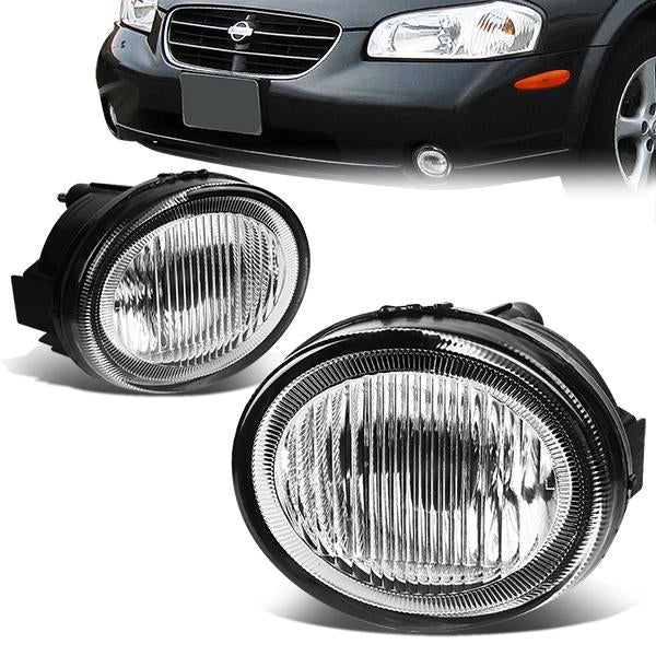 Clear Lens Fog Lights w/ Bulbs <br>02-03 Nissan Maxima