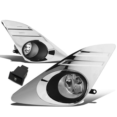 D-Motoring - Fog Lights - W / Switch - Clear Lens - Plug-n-Play - Pair - 12-14 Toyota Camry - 1