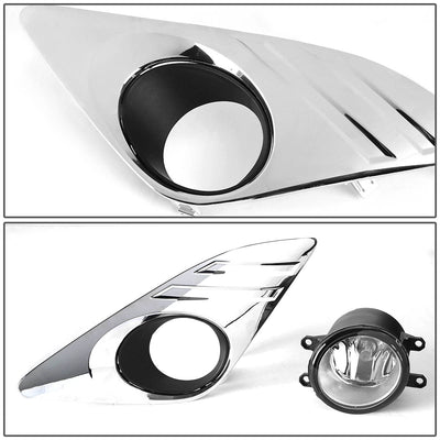 D-Motoring - Fog Lights - W / Switch - Clear Lens - Plug-n-Play - Pair - 12-14 Toyota Camry - 3