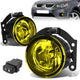 Amber Lens Fog Lights w/ Switch + Wiring Harness <br>11-15 Mitsubishi Outlander Sport RVR