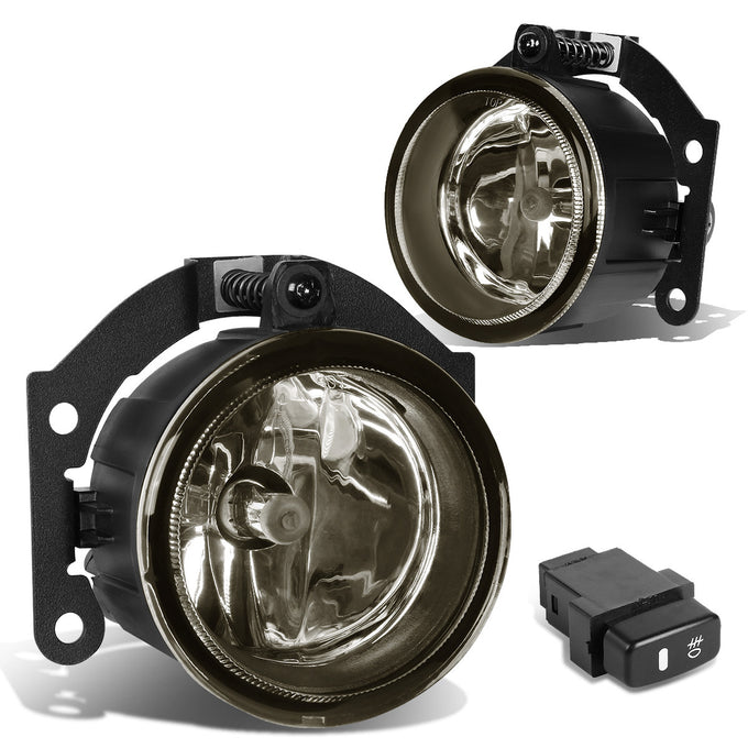 D-Motoring - Fog Lights - W / Switch - Smoked Lens - Plug-n-Play - Pair - Mitsubishi Outlander / Outlander Sport / RVR - 1