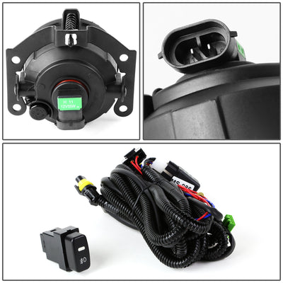 D-Motoring - Fog Lights - W / Switch - Smoked Lens - Plug-n-Play - Pair - Mitsubishi Outlander / Outlander Sport / RVR - 4