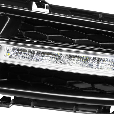 D-Motoring - Fog Lights - LED DRL - Clear Lens - Plug-n-Play - Pair - 06-08 Mazda 6 with EDM / UKDM Bumper - 2