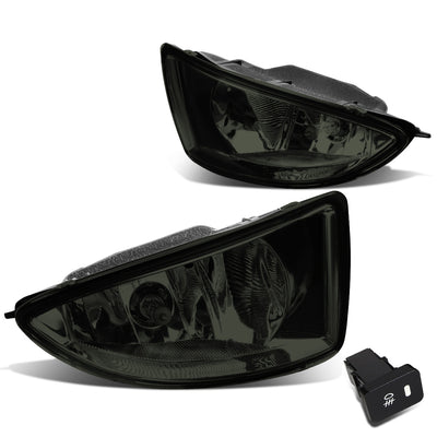 D-Motoring - Fog Lights - W / Switch - Smoked Lens - Plug-n-Play - Pair - Honda Civic DX Sedan / HX Coupe - 1