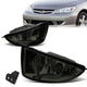 Smoked Lens Fog Lights w/ Switch + Wiring Harness <br>04-05 Honda Civic Coupe
