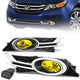 Amber Lens Fog Lights w/ Switch + Wiring Harness <br>14-16 Honda Odyssey