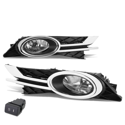 D-Motoring - Fog Lights - W / Switch - Clear Lens - Plug-n-Play - Pair - 14-16 Honda Odyssey - 1
