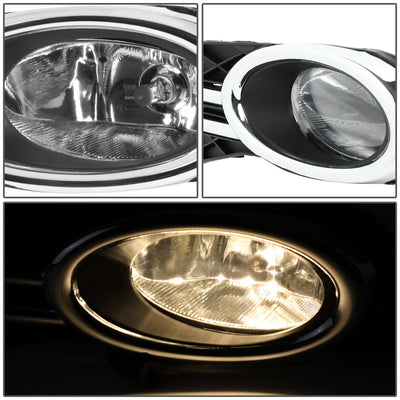 D-Motoring - Fog Lights - W / Switch - Clear Lens - Plug-n-Play - Pair - 14-16 Honda Odyssey - 2