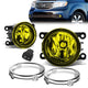 Amber Lens Fog Lights w/ Switch + Wiring Harness <br>12-15 Honda Pilot