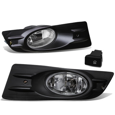 D-Motoring - Fog Lights - W / Switch - Clear Lens - Plug-n-Play - Pair - 06-07 Honda Accord 2-Door Coupe - 1