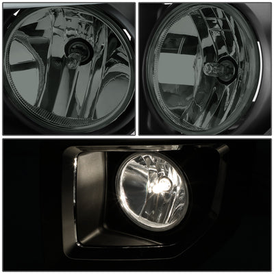 D-Motoring - Fog Lights - W / Switch - Smoked Lens - Plug-n-Play - Pair - 15-16 GMC Sierra 2500HD / 3500HD - 2