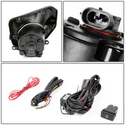 D-Motoring - Fog Lights - W / Switch - Clear Lens - Plug-n-Play - Pair - 2016 Toyota Tacoma - 4
