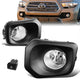Clear Lens Fog Lights w/ Switch + Wiring Harness <br>16-23 Toyota Tacoma