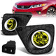 Amber Lens Fog Lights w/ Switch + Wiring Harness <br>13-15 Honda Accord Coupe