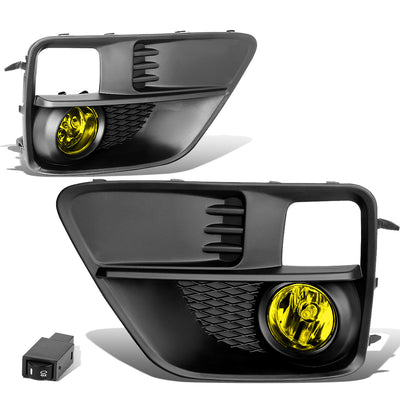 D-Motoring - Fog Lights - W / Switch - Amber Lens - Plug-n-Play - Pair - 15-17 Subaru WRX / STI - 1
