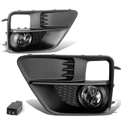 D-Motoring - Fog Lights - W / Switch - Clear Lens - Plug-n-Play - Pair - 15-17 Subaru WRX / STI - 1