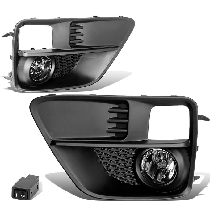 D-Motoring - Fog Lights - W / Switch - Clear Lens - Plug-n-Play - Pair - 15-17 Subaru WRX / STI - 1