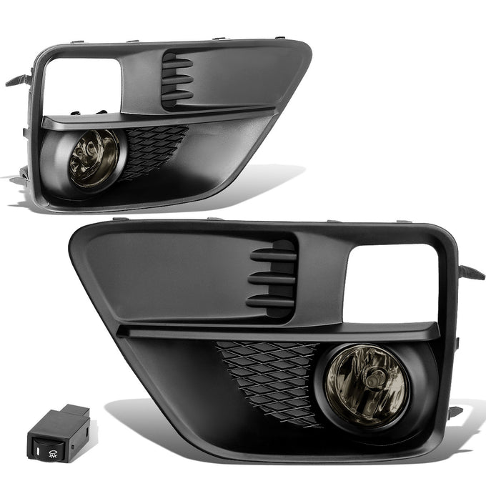 D-Motoring - Fog Lights - W / Switch - Smoked Lens - Plug-n-Play - Pair - 15-17 Subaru WRX / STI - 1