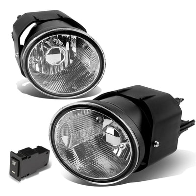 D-Motoring - Fog Lights - W / Switch - Clear Lens - Plug-n-Play - Pair - Nissan Sentra / Maxima / Frontier / Xterra - 1