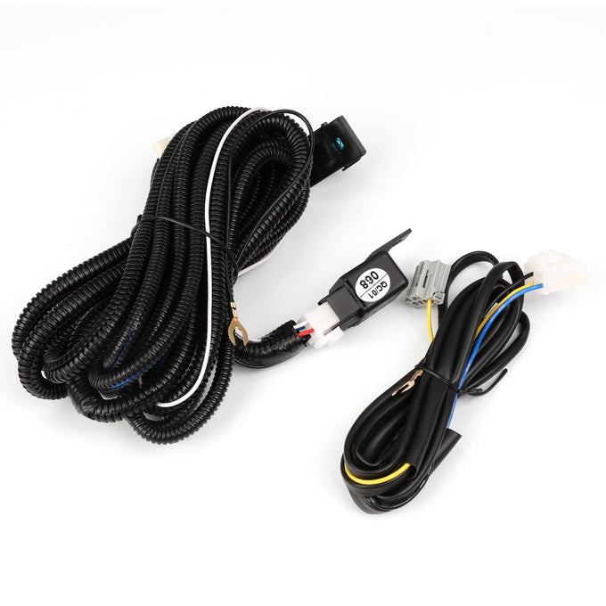 D-Motoring - Fog Lights - W / Switch - Clear Lens - Plug-n-Play - Pair - Nissan Sentra / Maxima / Frontier / Xterra - 4