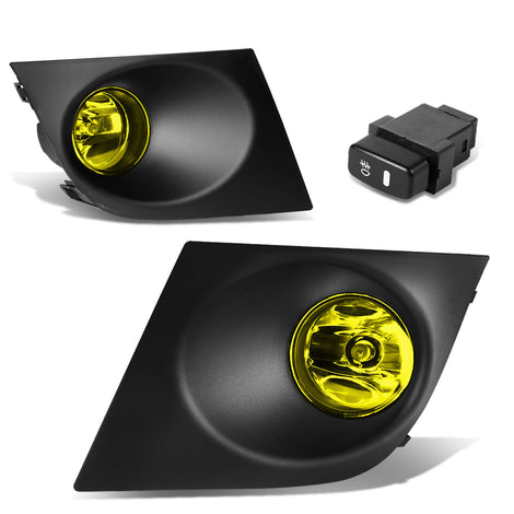 D-Motoring - Fog Lights - W / Switch - Amber Lens - Plug-n-Play - Pair - 07-11 Nissan Versa - 1