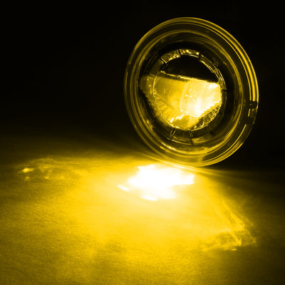 D-Motoring - Fog Lights - LED - Amber Lens - Projector - Plug-n-Play - Pair - Nissan Murano Verse / Juke / Quest - 2