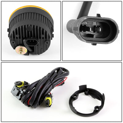 D-Motoring - Fog Lights - LED - Amber Lens - Projector - Plug-n-Play - Pair - Nissan Murano Verse / Juke / Quest - 4