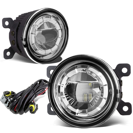 D-Motoring - Fog Lights - LED - Clear Lens - Projector - Plug-n-Play - Pair - Nissan Murano Verse / Juke / Quest - 1