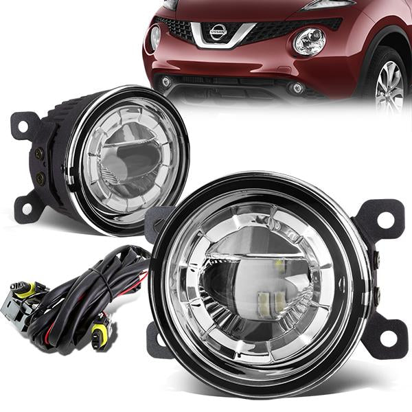 LED Projector Fog Lights w/ Wiring Harness <br>12-14 Acura TL Honda CR-V